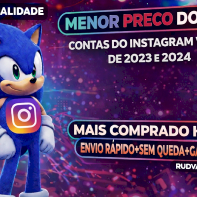 CONTAS DO INSTAGRAM VAZIAS DE 2023 E 2024 O MENOR PREÇO DA PLATAFORMA