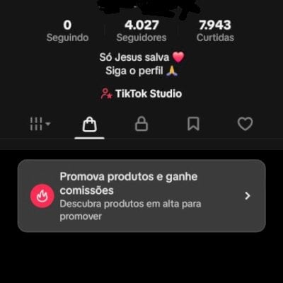 VENDO ESTÁ CONTA TIK TOK COM SHOP COM 4 K, DOCUMENTO E IDENTIDADE TUDO EM BRANCO