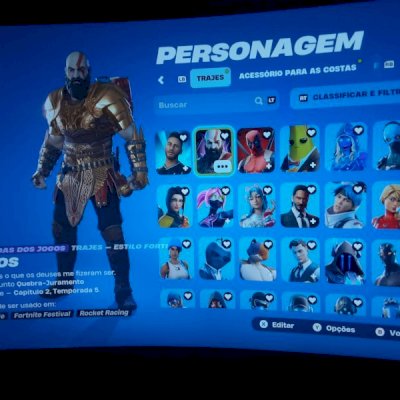 Conta Fortnite raríssima | Kratos, leviatã, skins PS, FNCS, Hot marat, e muito +