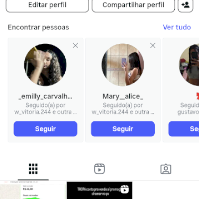 Conta de insta