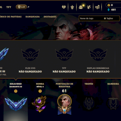 League Of Legends - Conta diamante III