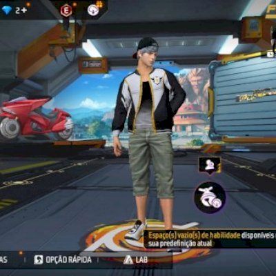 CONTAS LEVEL 15 COM SKIN REI CAVEIRA + TROCA DE NICK