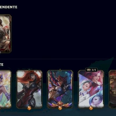CONTA LOL COM AHRI DO FAKER ! MONO LUX, SKINS NOVAS, MUITAS FADINHAS.