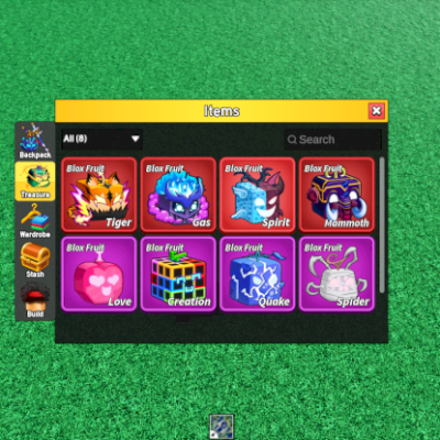 CONTA DE BLOX FRUITS COM MAX + GOD + TIGER + 3 MYTHICAL FRUITS ( RANDOM CDK , SG
