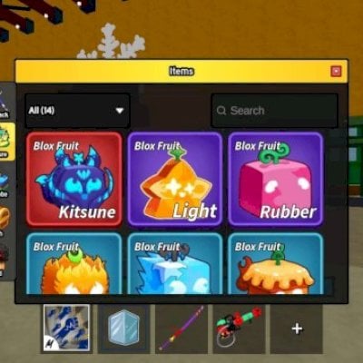 Conta Blox Fruits (KITSUNE INVENTARIO!!!)