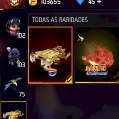 Vendo essa conta de FF antiga e gemada